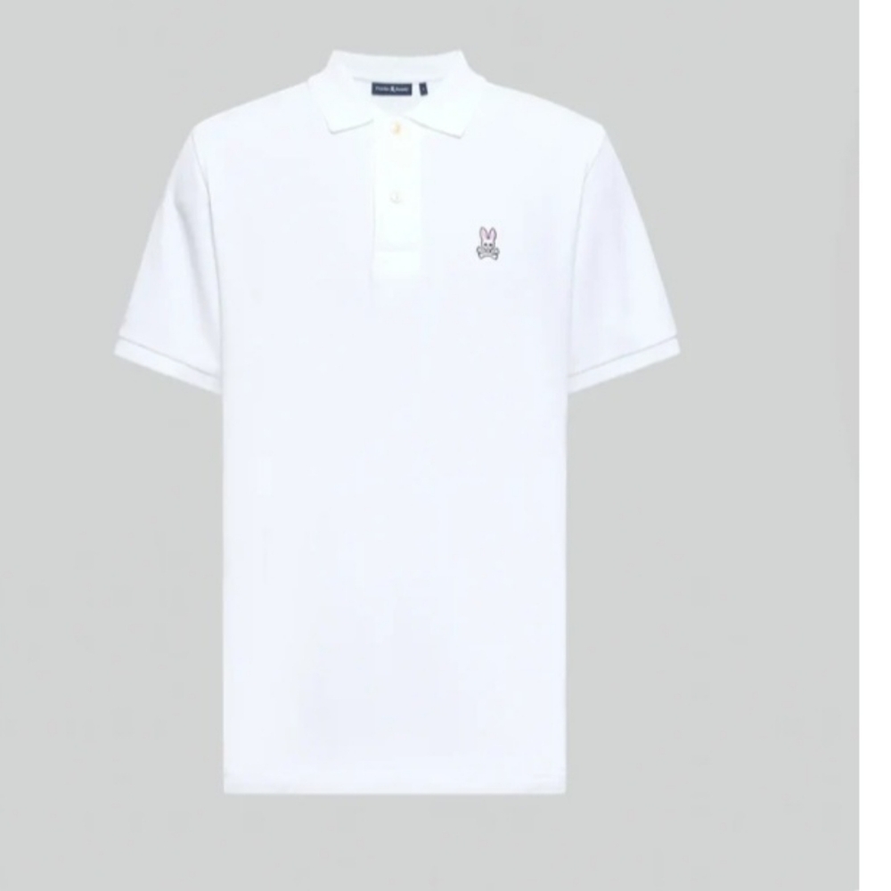 Psycho Bunny White Polo Shirt Size 4XLT